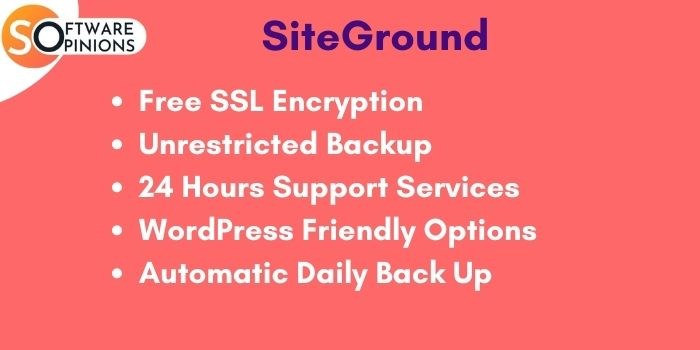 SiteGround Hosting Linux Plan
