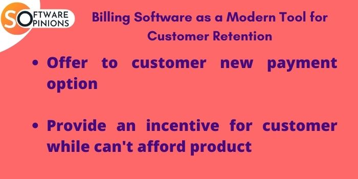 Billing software as a modern tool for customers retention