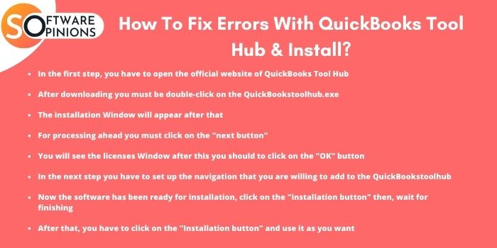 How To Fix Errors With QuickBooks Tool Hbub & Install It?