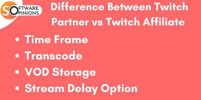 Difference between Twitch Partner Vs Affiliate