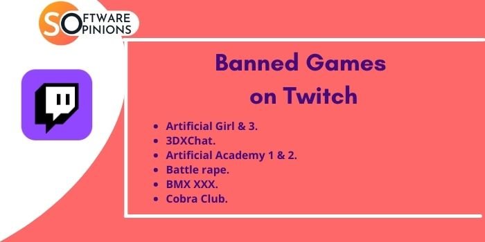 Banned games On Twitch