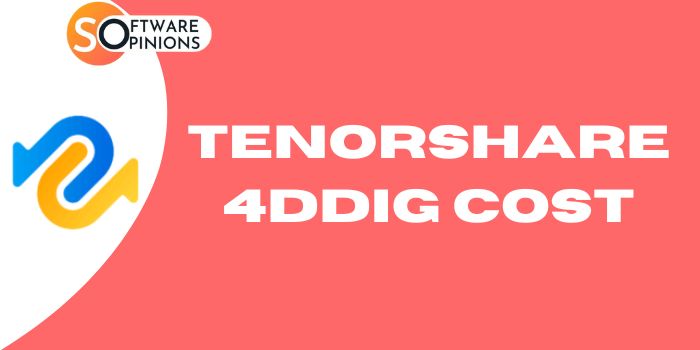 Tenorshare 4DDiG Cost